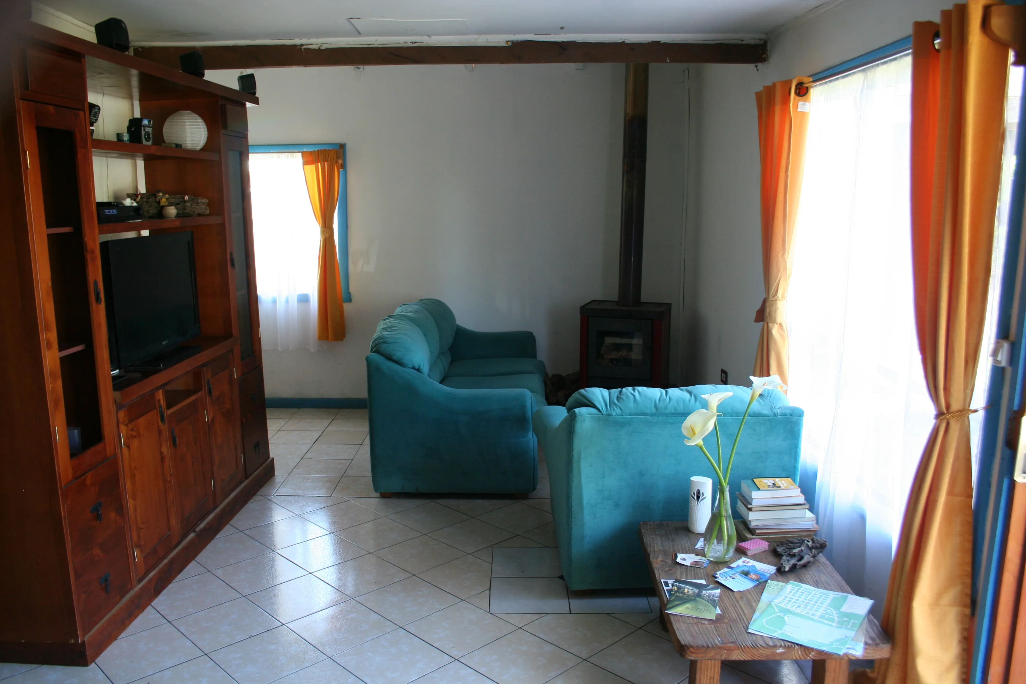 Vista de la sala de estar